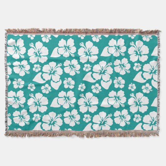 Couverture Motif de fleur hawaïen de ketmie (Devant)