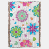 Couverture Motif de fleurs (devant Vertical)