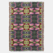 Couverture Motif de fleurs bananes (devant Vertical)