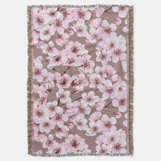 Couverture Motif de fleurs de cerisiers (devant Vertical)