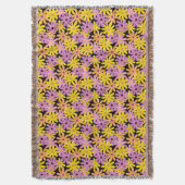 Couverture Motif de fleurs de Gerbera, arrière - plan (devant Vertical)