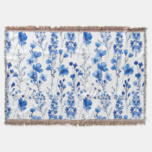 Couverture Motif de fleurs sauvages en papier à la française