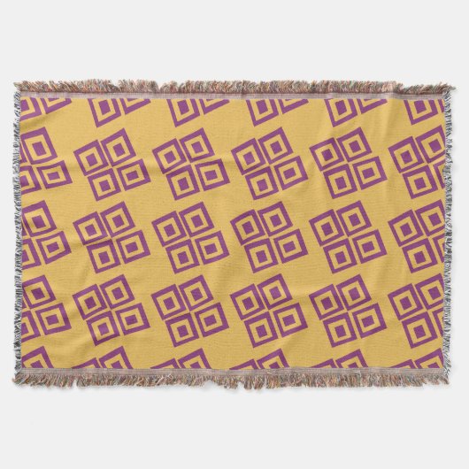 Couverture Motif de formes géométriques africaines (Devant)