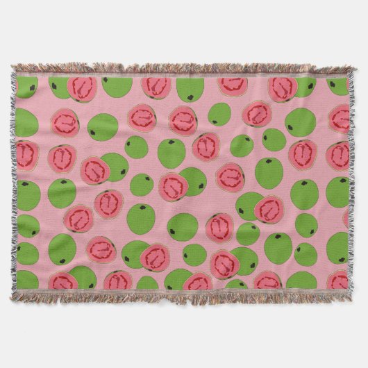 Couverture Motif de fruit de goyave (Devant)