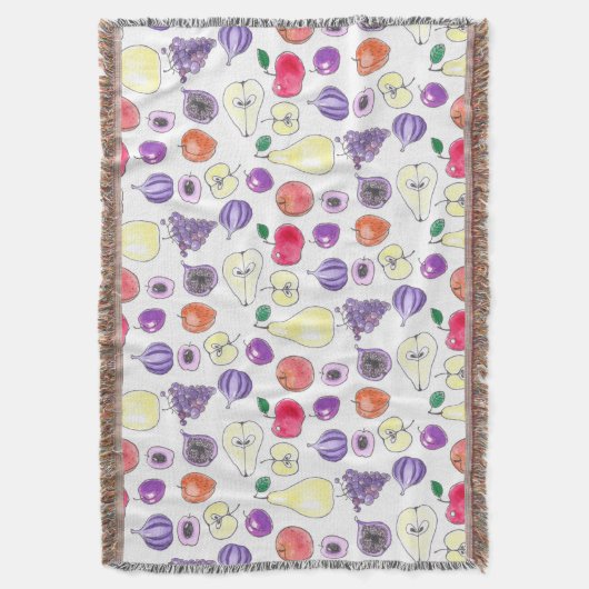 Couverture Motif de fruits (devant Vertical)