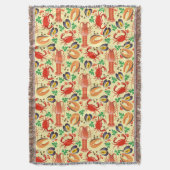 Couverture Motif de fruits de mer (devant Vertical)