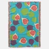 Couverture Motif de fruits d'été à la fibre méditerranéenne (devant Vertical)