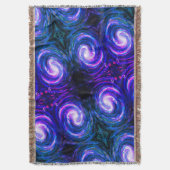 Couverture Motif de galaxie peinte à la main violet (devant Vertical)