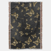 Couverture Motif de glam or et papillons noirs (devant Vertical)