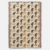 Couverture Motif De Gnomes, Halloween Gnomes Trick Ou Treat (devant Vertical)