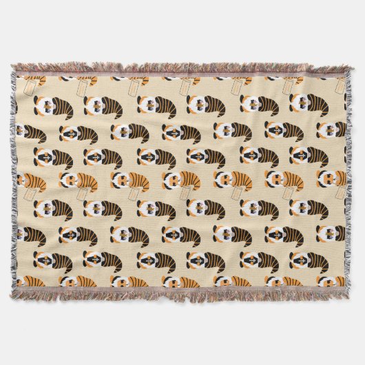 Couverture Motif De Gnomes, Halloween Gnomes Trick Ou Treat (Devant)