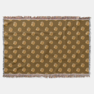 Couverture motif de golgen de pois
