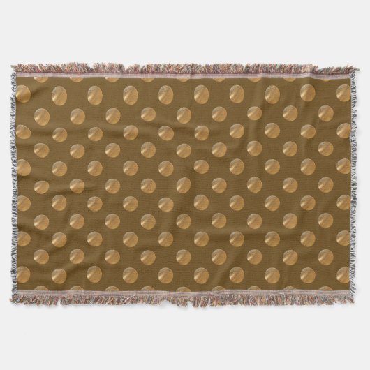 Couverture motif de golgen de pois (Devant)
