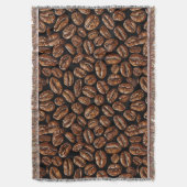 Couverture Motif de grains de café (devant Vertical)