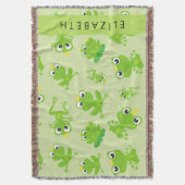 Couverture Motif de grenouille, Grenouille verte, Prince de g (devant Vertical)