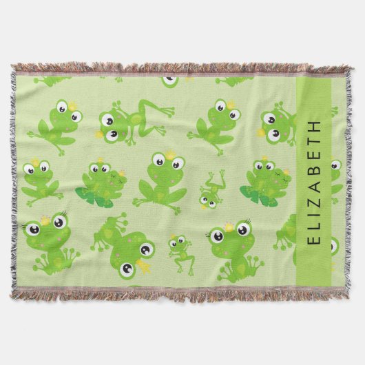 Couverture Motif de grenouille, Grenouille verte, Prince de g (Devant)