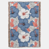 Couverture Motif de Hibiscus Tropical Côtier (1) (devant Vertical)