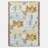 Couverture Motif de jardin de marguerites Ourson (8) (devant Vertical)