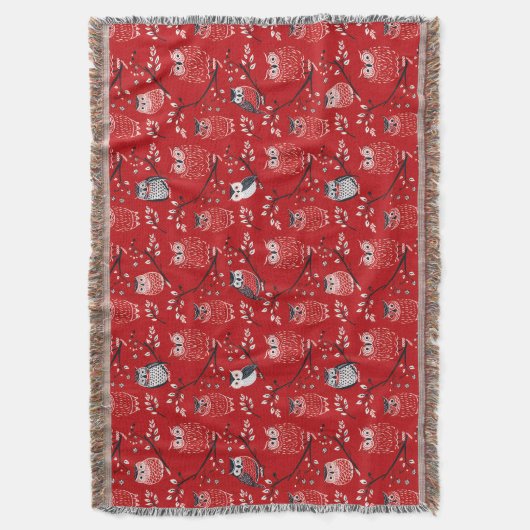 Couverture Motif de la Chouette rouge (devant Vertical)