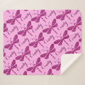 Couverture motif de libellule de nom rose personna (Devant (Horizontal))