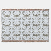 Couverture Motif de libellules d'or - lumière (Devant)