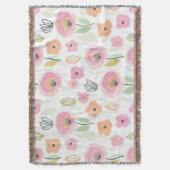 Couverture Motif de ligne florale abstrait moderne (2) (devant Vertical)