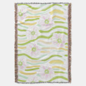 Couverture Motif de ligne florale abstrait moderne (4) (devant Vertical)