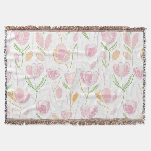 Couverture Motif de ligne florale abstrait moderne (5) (Devant)
