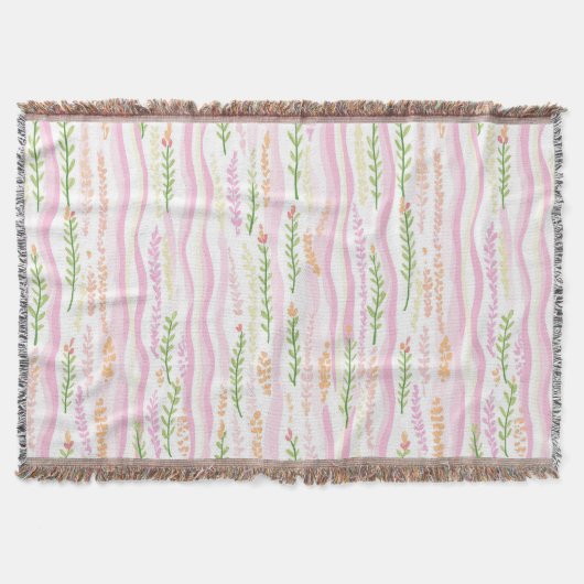 Couverture Motif de ligne florale abstrait moderne (7) (Devant)