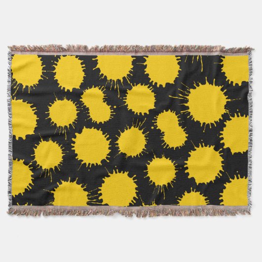 Couverture Motif de lot - orange sur noir (Devant)