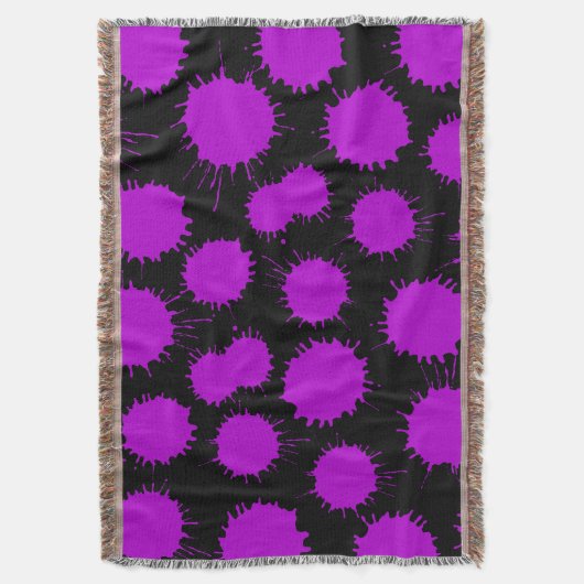 Couverture Motif de lot - Violet sur noir (devant Vertical)