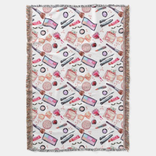 Couverture Motif de maquillage d'aquarelle (devant Vertical)