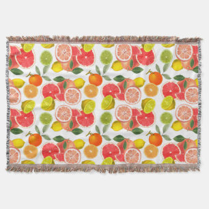 Couverture Motif de marguerite blanche florale au citron