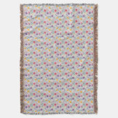 Couverture Motif de monogramme simple de fleur sauvage grise (devant Vertical)