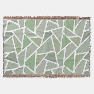 Couverture Motif de mosaïque vert olive