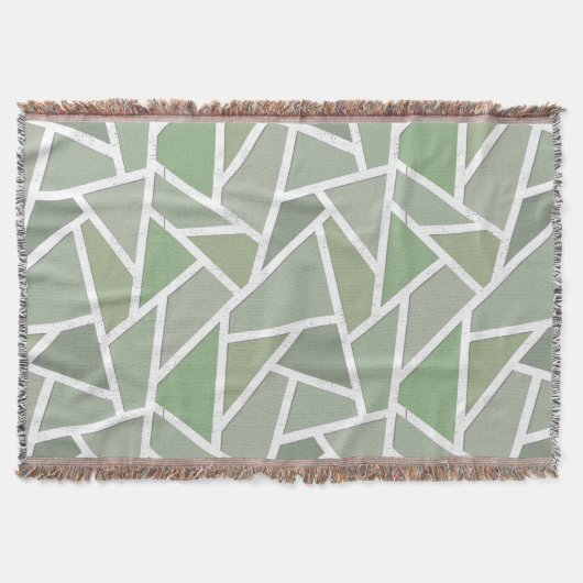 Couverture Motif de mosaïque vert olive (Devant)