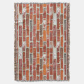 Couverture Motif de mur de brique rouge (devant Vertical)