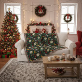 Couverture Motif de Noël
