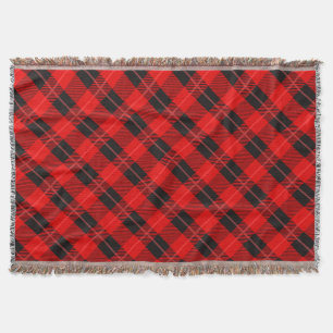 Couverture motif de Noël à la mode Lecture et Noir