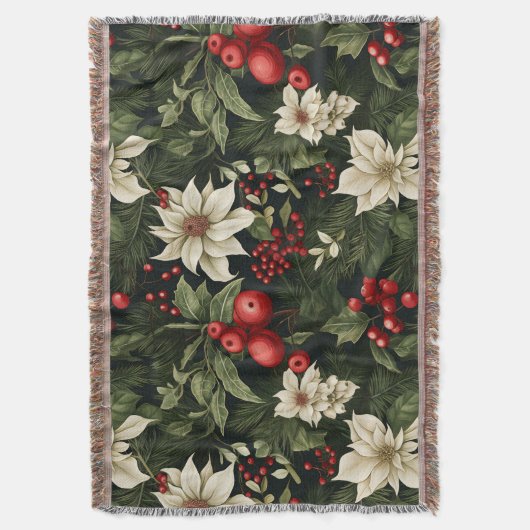 Couverture Motif de Noël botanique (devant Vertical)