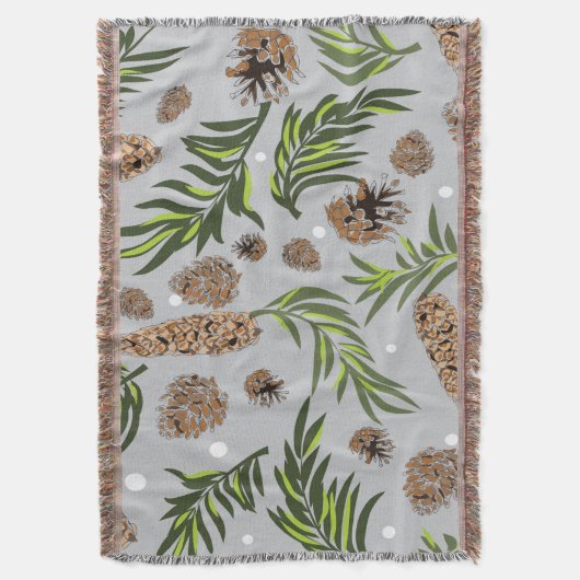 Couverture Motif de Noël, Pine Snow 10 (devant Vertical)