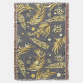 Couverture Motif de Noël, Pine Snow 2 (devant Vertical)