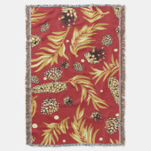 Couverture Motif de Noël, Pine Snow 3 (devant Vertical)