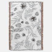 Couverture Motif de Noël, Pine Snow 7 (devant Vertical)