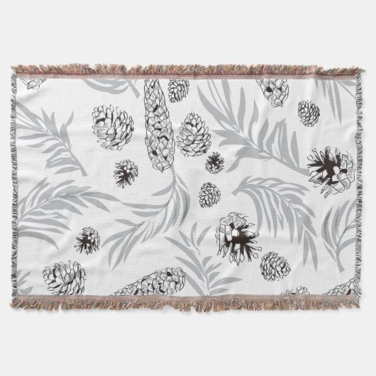 Couverture Motif de Noël, Pine Snow 7 (Devant)