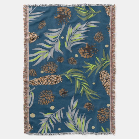 Couverture Motif de Noël, Pine Snow 9 (devant Vertical)