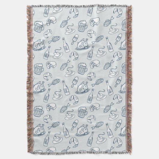 Couverture Motif de nourriture (devant Vertical)