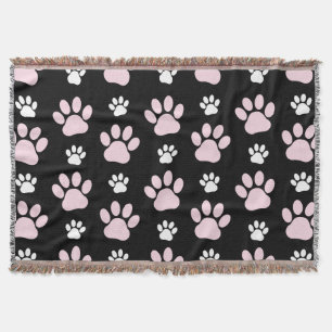 Couverture Motif De Pailles, Pailles Roses, Pailles De Chien,