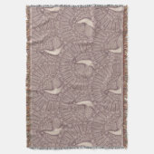 Couverture motif de paon (devant Vertical)