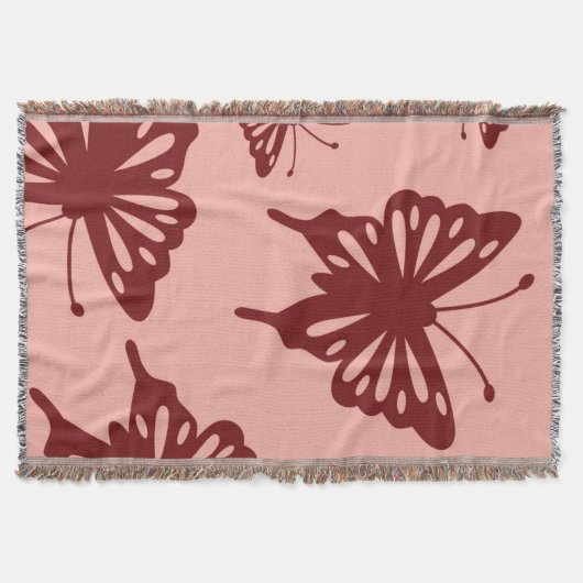 Couverture motif de papillon (Devant)